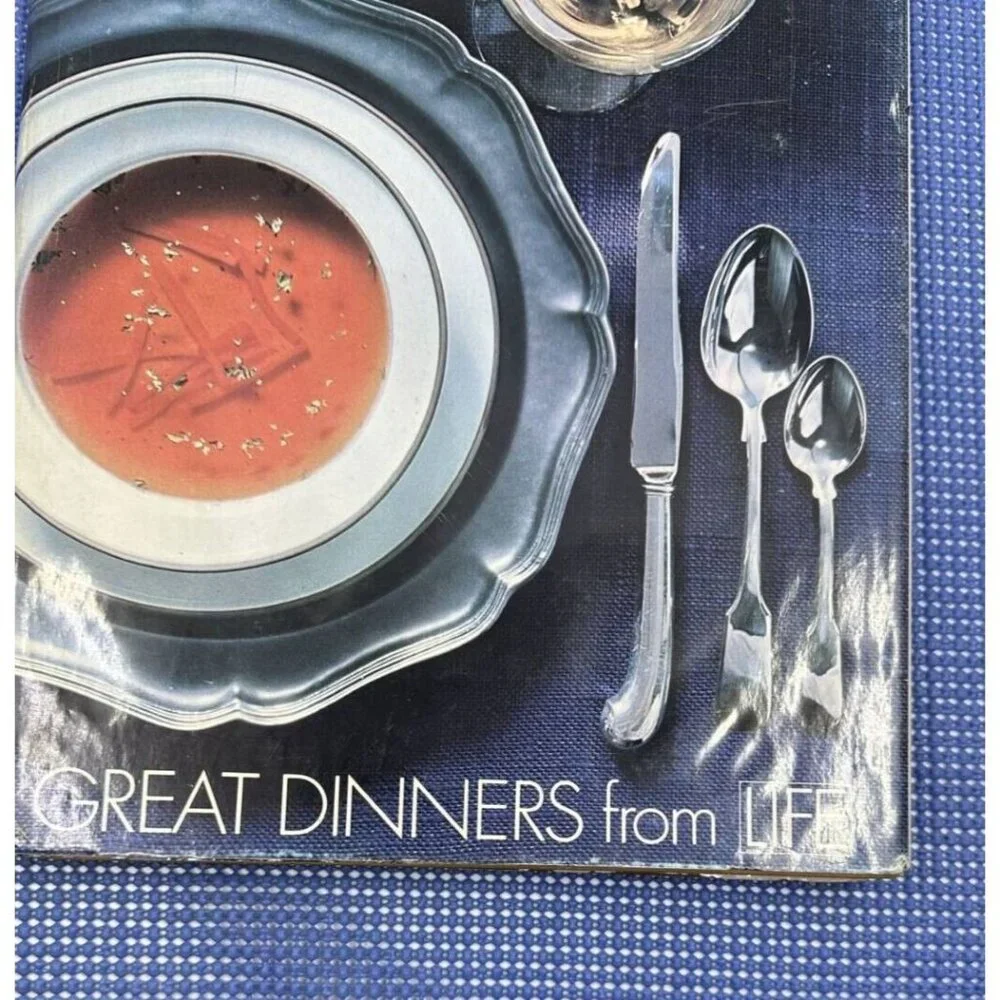 Great Dinners From Life Time-Life Books Hardcover 1970 Reprint With Dust‎ Jacket